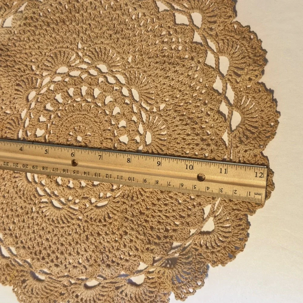 Handmade crochet round